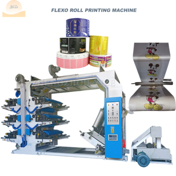 4-8 Color Automatic Digital Plastic Label Imprimante pour l'impression flexo sur des rouleaux de papier thermique
