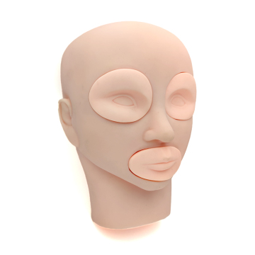 Doll with Removable Face and Eyelid for Microblading and Eyelash Training