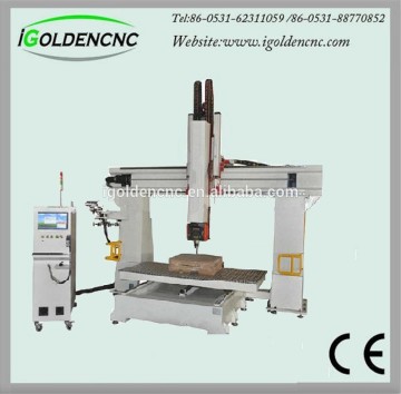 new products 2015 CE certification cnc router wood 5 axis