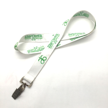 Heat Transfer Polyester Customized Ribbon Lanyards