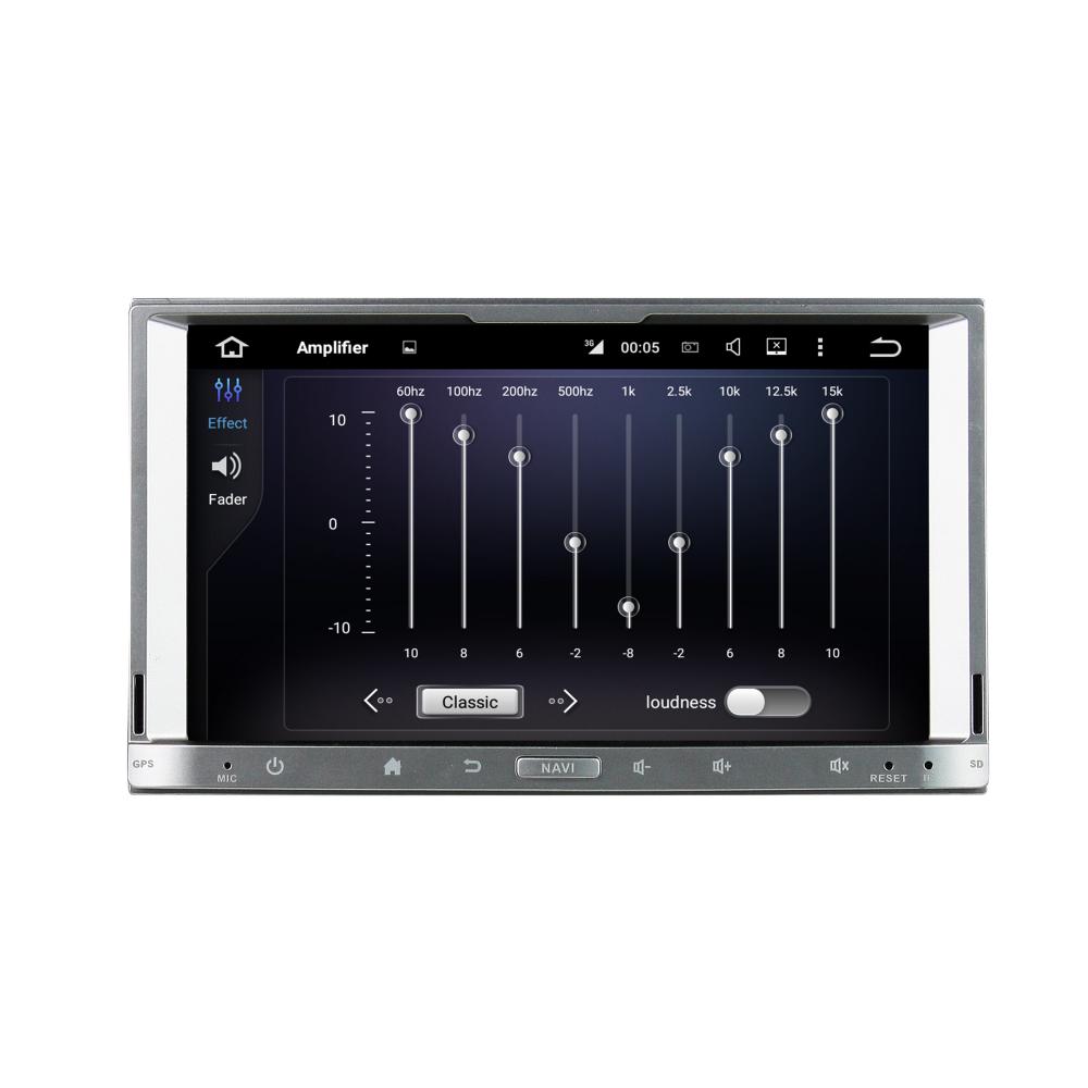 Touch silver universal car dvd player