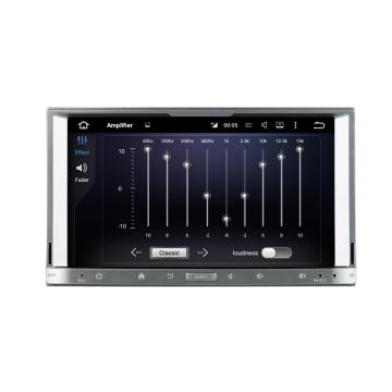 Touch silver universal car dvd player
