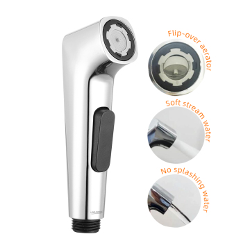 Portable ABS Shower Bidet with Detachable Washable 2-Spray Function and Chrome Finish