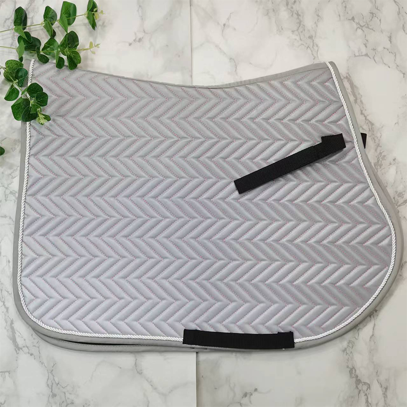 Reflective silver saddle pad