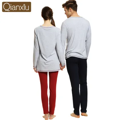Qianxiu China factory 2015 new matching family pajamas