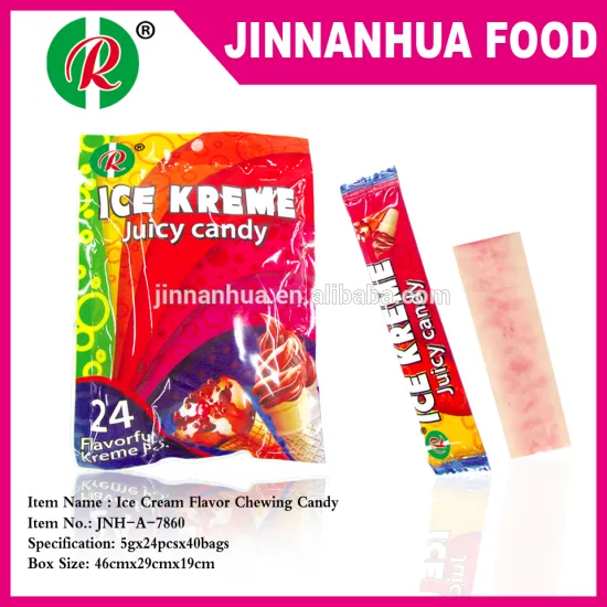 ice cream flavor juice chewy candy