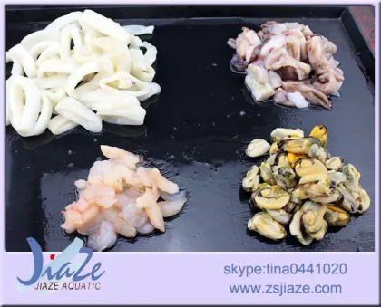 Supermarket Frozen seafood mixed