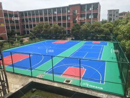 Enlio Outdoor Basketball Flooring Small Asterisk