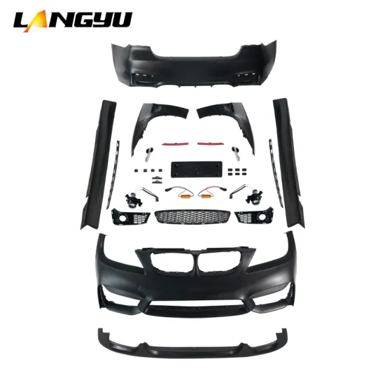 BMW E90 3 Series LCI 2009-2012 M4 Style Bumper Kits PP Plastic Body Kit