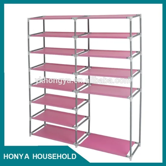 Factory cheap price fabric shoe organizer rack with waterproof cover