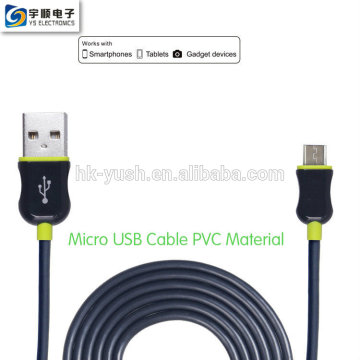 Micro USB Cable For Universal Phone 2m Length Black