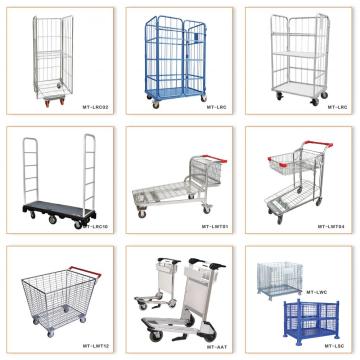 Coasting Warehouse Transport Cage Stock Cart