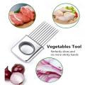 Dapur Stainless Steel Onilon Slicer Holder Untuk Sayuran