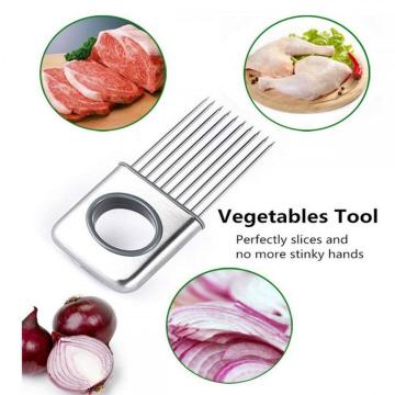 Stainless Steel Kitchen Onilon Slicer Holder For Vegetable