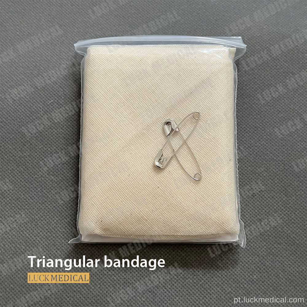 Sling de bandagem triangular descartável