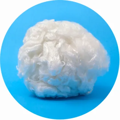 2D 38MM Raw White Bamboo Fiber for Spinning