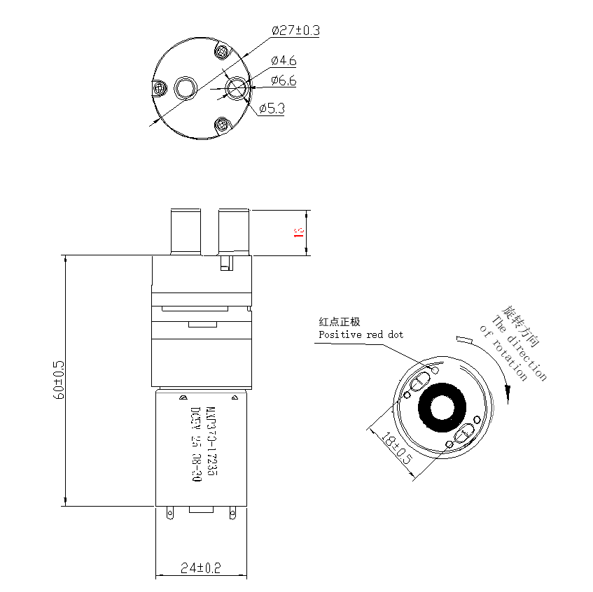Miniature Water Pump 200-1000 ml/min