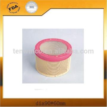 Round Watch tin box with PVC Window round aluminum tin boxes wholesale