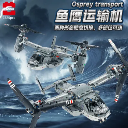 Best Selling RC Osprey Transport Building Bricks for Kids: Multiple Forms, 2.4g