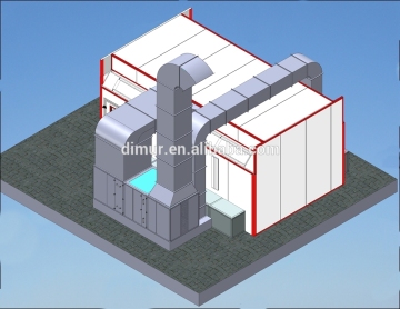 best selling zhongda spray booths,mobile car spray paint spray booth for sale