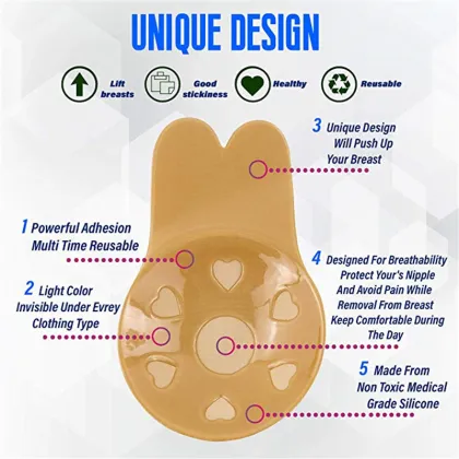 Sticky Invisible Silicone Strapless Backless Bra