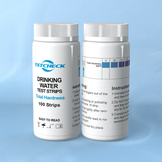 Drinking water analysis kit pool pH test strips