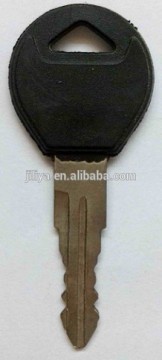 High Quality brass steel blank key real madrid keychain