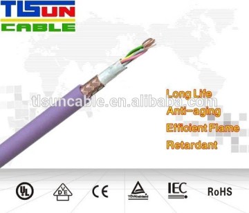 Interbus Cable data transmitted 3 pair screened cable For remote applications