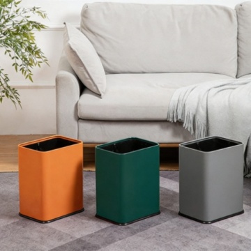 Durable Stainless Steel Double Compartment Trash Bin