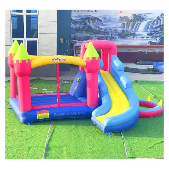Unisex Outdoor Inflatable Waterslide and Jumping Castle for Family Fun