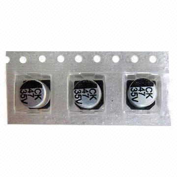Standard SMD/Chip Surface-mount Aluminum Electrolytic Capacitors with 2,000 Hours Lifespan