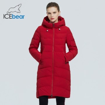 icebear 2020 winter long coat Ladies classic high-quality parka fashion jacket Hooded women's clothing GWD20101I