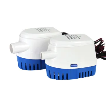 12V Automatic Submersible Boat Bilge Pump with 1200GPH and Built-in Auto Float Switch