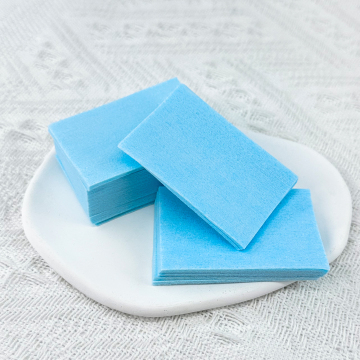 Blue Nail Polish Remover Wipes for Gel Polish Removal