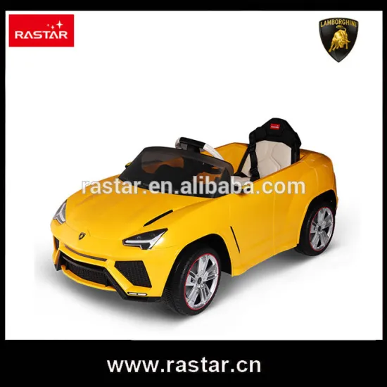 Rastar kids toys radio control ride on car with LED lights