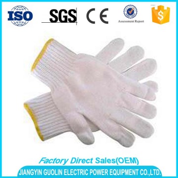 high quality skin color safety cotton gloves manufactures china