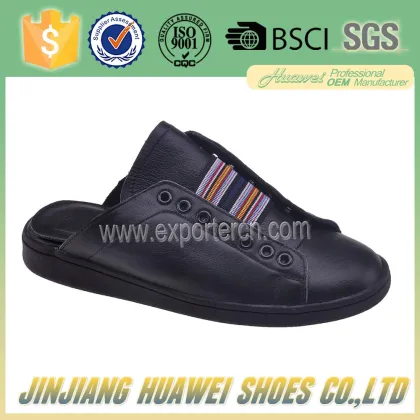 2017 Handmade Men Genuine Leather Shoes Sandals Skateboard Sneakers