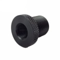Black steel oil filter thread adapter fitting