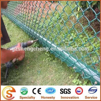 Woven wire fence chain link fence netting good elasticity and strong impact resistance