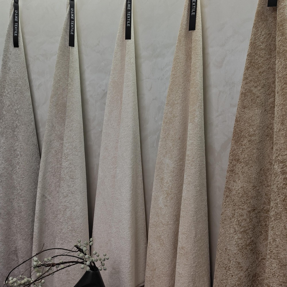 100% Polyester Sofa Upholstery Soft Velvet Fabric