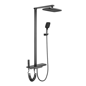 Piano Wall-Mounted Thermostatic Shower Valve Mixer Set
