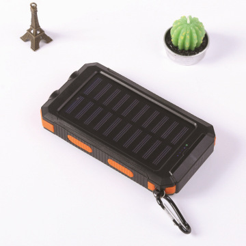 L22 20000mAh Solar Power Bank ที่มีความจุ 50000mAh, แผงโซลาร์เซลล์กันน้ำกันน้ำ, ชาร์จโทรศัพท์ชาร์จอย่างรวดเร็ว, Portable Power Bank