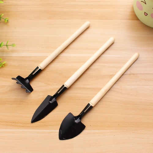 Three-piece mini garden tool set