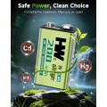 可充電 9V 鎳氫電池 200mAh 硬體