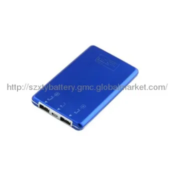 External ipad battery pack electric battery charger with led flash