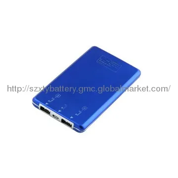 External ipad battery pack electric battery charger with led flash