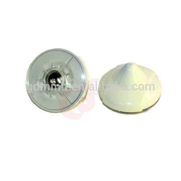 Alibaba Online Selling RF Eas anti theft system white blank plastic round key tags