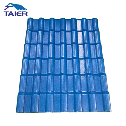 Colored Corrugated ASA Resin Roofing Tiles