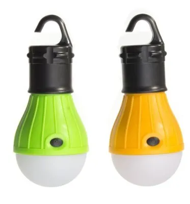 Led camping light tent light with battery powered outdoor light green