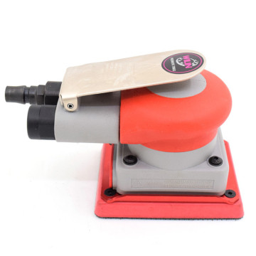 Pneumatic Orbital Sander 10000RPM 75mm*100mm Rectangle Air Polisher for Wood and Metal
